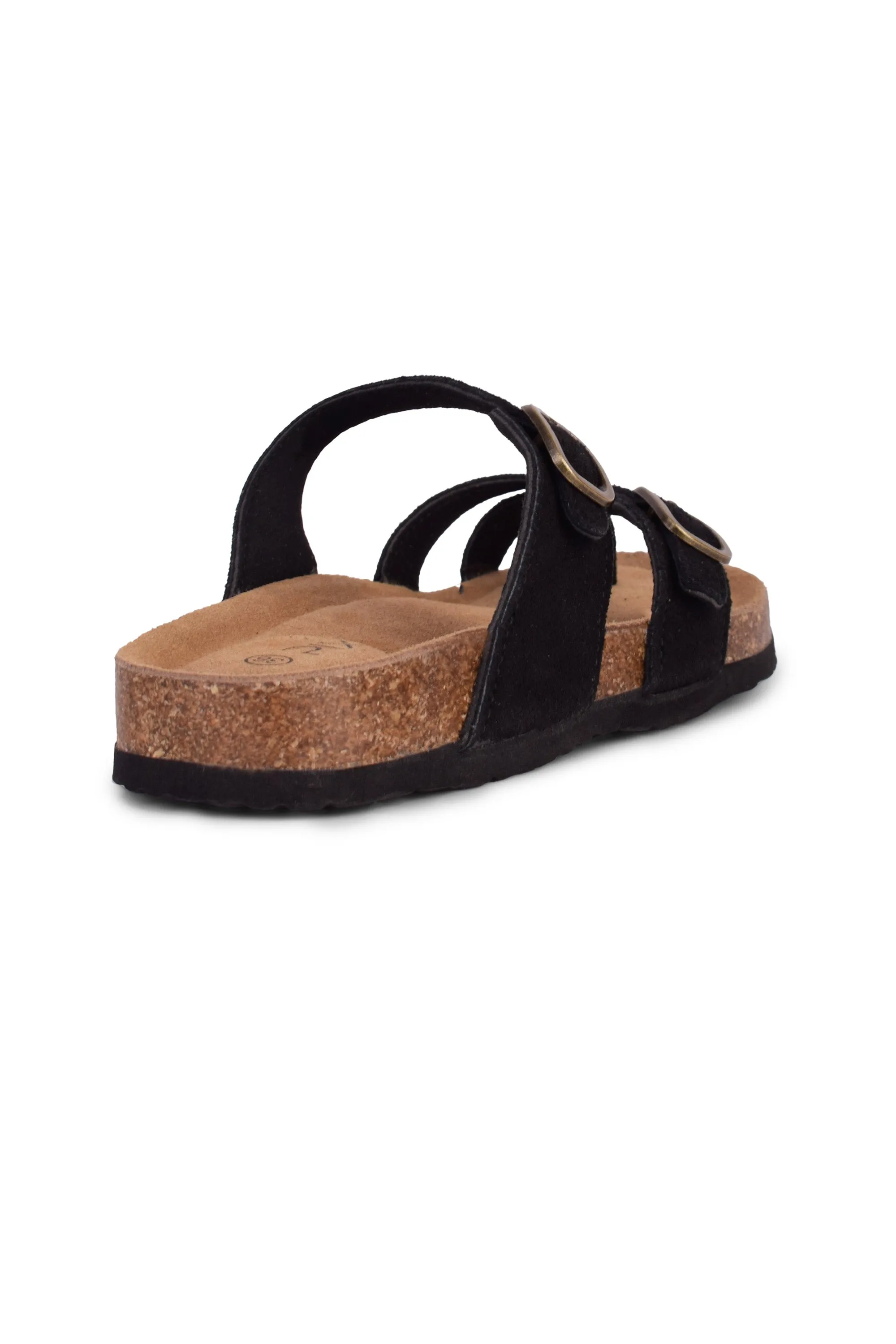 01-5370 Flat  Buckle Slipper