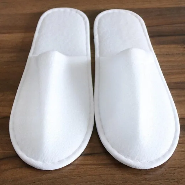 2019 New Simple Unisex Slippers Hotel Travel Spa Portable Men Slippers Disposable Home Guest Indoor Cotton Fabric Men Slipper