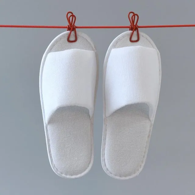 2019 New Simple Unisex Slippers Hotel Travel Spa Portable Men Slippers Disposable Home Guest Indoor Cotton Fabric Men Slipper