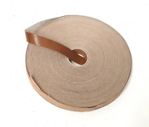 3/4" Flat, Cowhide Leather Strap in Butterscotch Glossy (5 YDS) 0750FCD