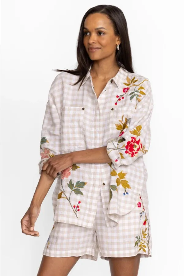 3J Workshop Adele Gingham Pocket Overshirt