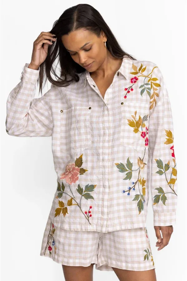 3J Workshop Adele Gingham Pocket Overshirt