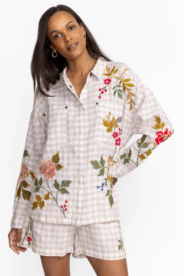 3J Workshop Adele Gingham Pocket Overshirt