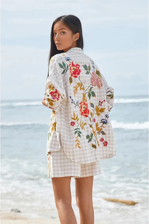 3J Workshop Adele Gingham Pocket Overshirt