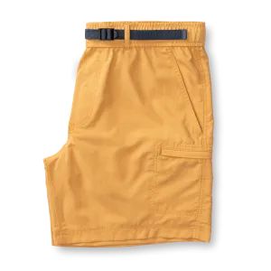 7" On The Fly Performance Short - Oak Buff