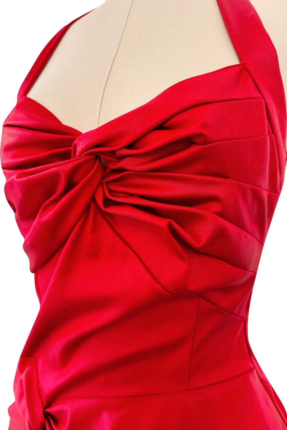 Ad Campaign Fall 2003 Christian Dior by John Galliano Runway Silk Halter Dress