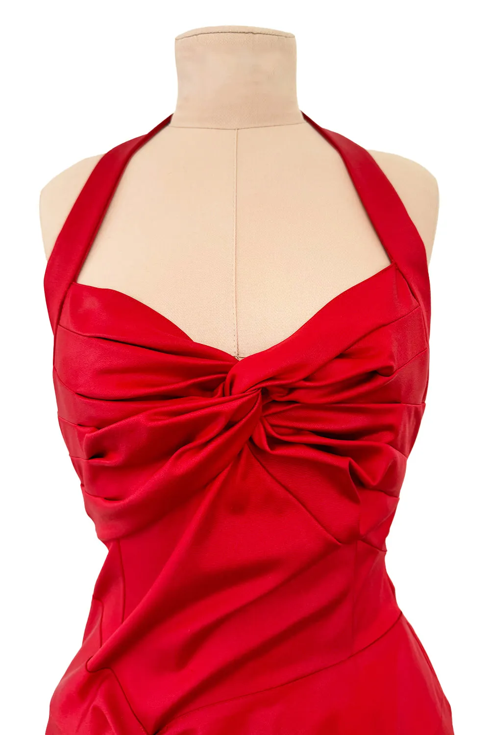 Ad Campaign Fall 2003 Christian Dior by John Galliano Runway Silk Halter Dress
