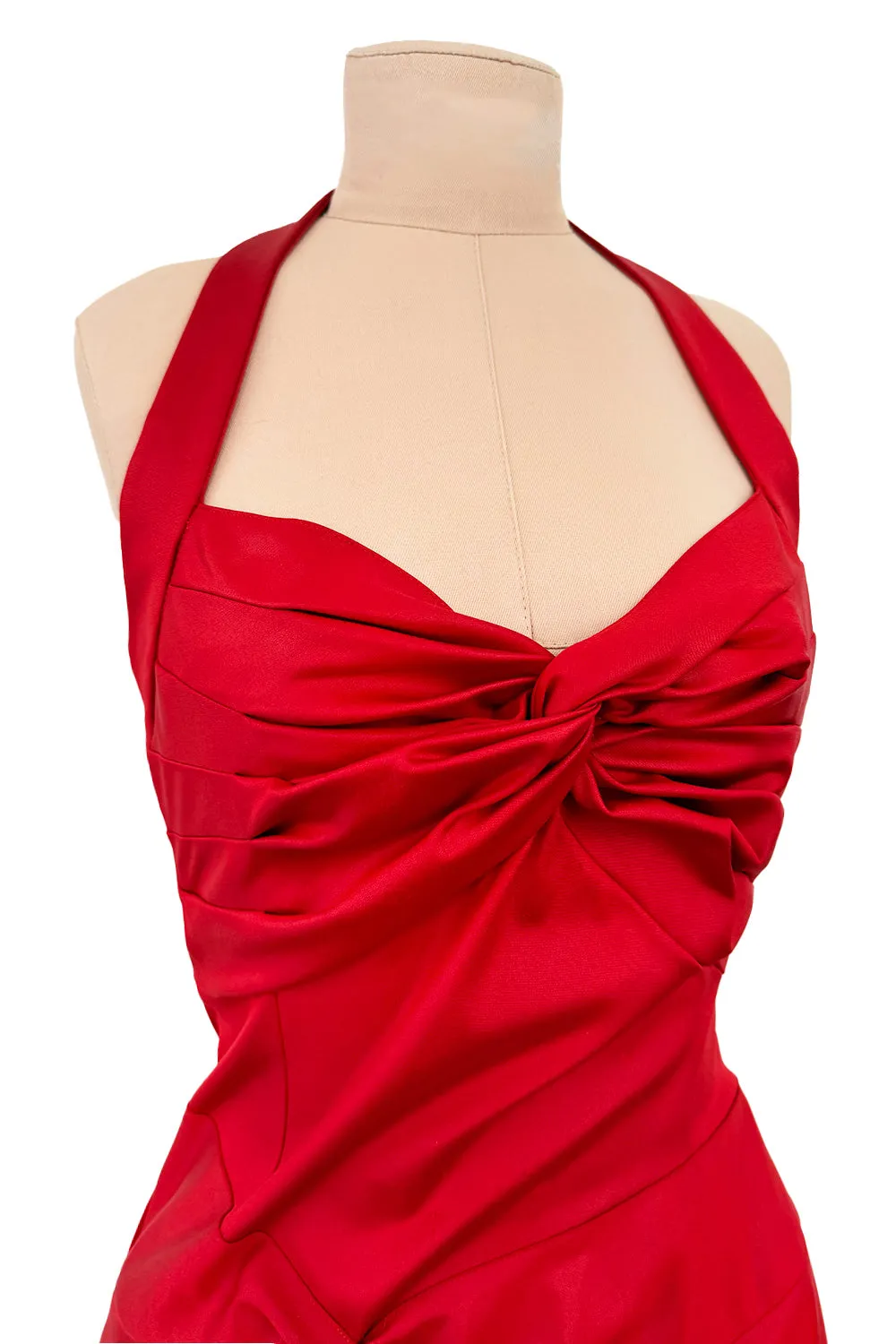 Ad Campaign Fall 2003 Christian Dior by John Galliano Runway Silk Halter Dress