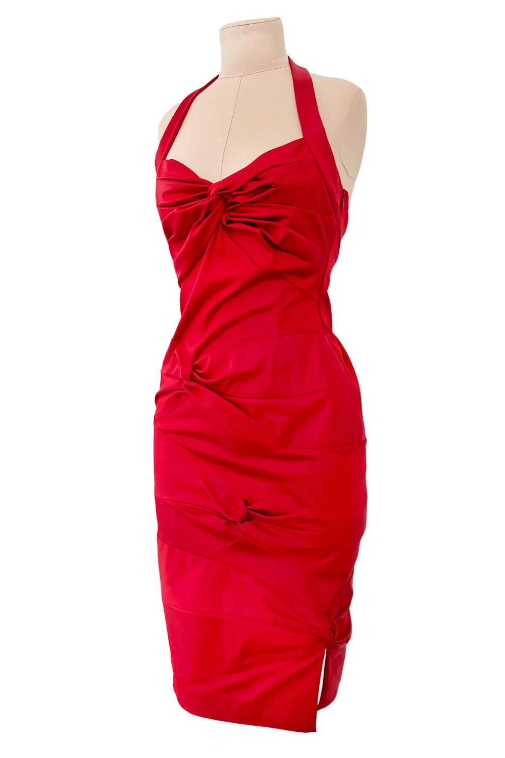 Ad Campaign Fall 2003 Christian Dior by John Galliano Runway Silk Halter Dress