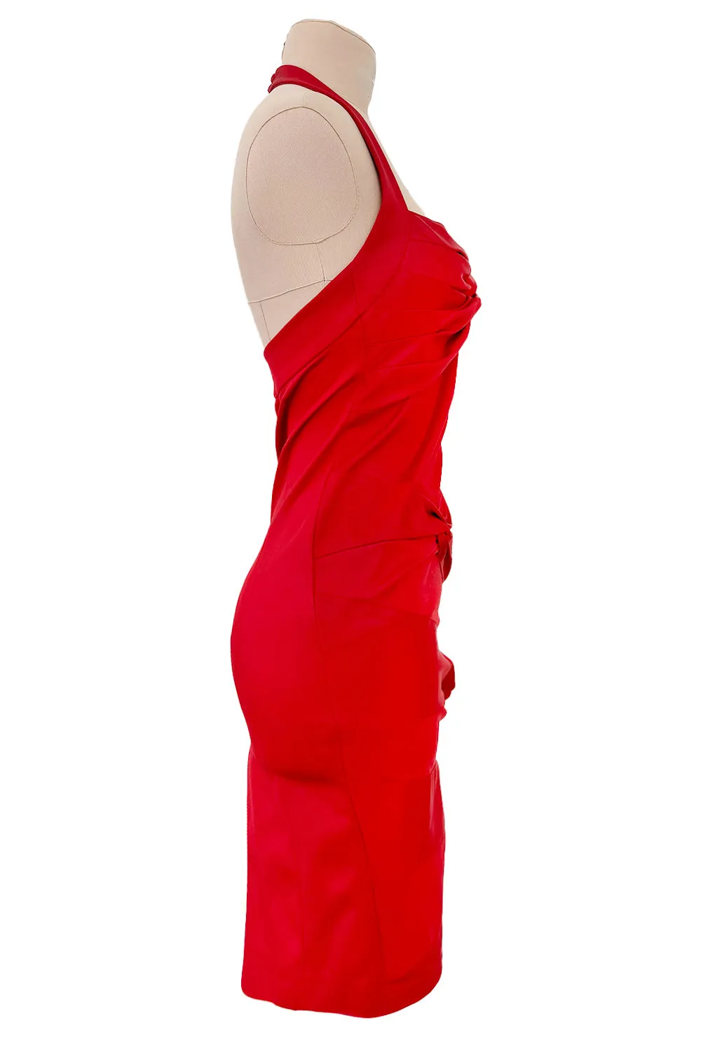Ad Campaign Fall 2003 Christian Dior by John Galliano Runway Silk Halter Dress