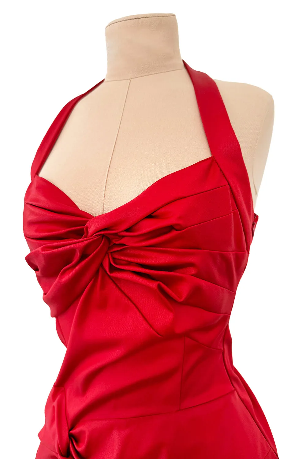Ad Campaign Fall 2003 Christian Dior by John Galliano Runway Silk Halter Dress