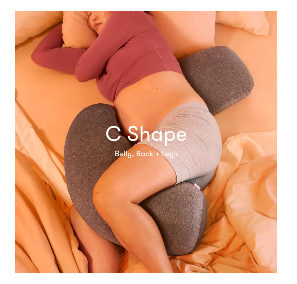 Adjustable Keep-Cool Pregnancy Pillow