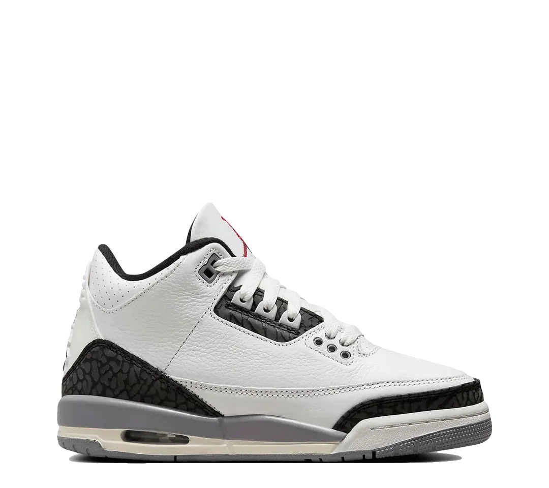 Air Jordan 3 Retro GS "Cement Grey" [Grade School]