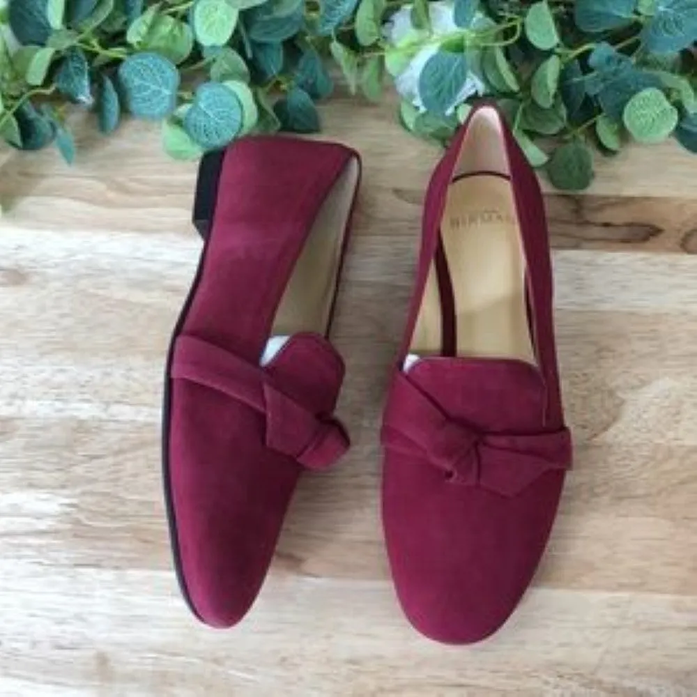 Alexandre Birman Clarita Smoking Slippers Hibiscus, Size 36.5