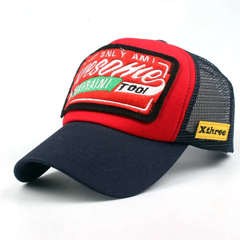 Alphabet Embroidered baseball Cap