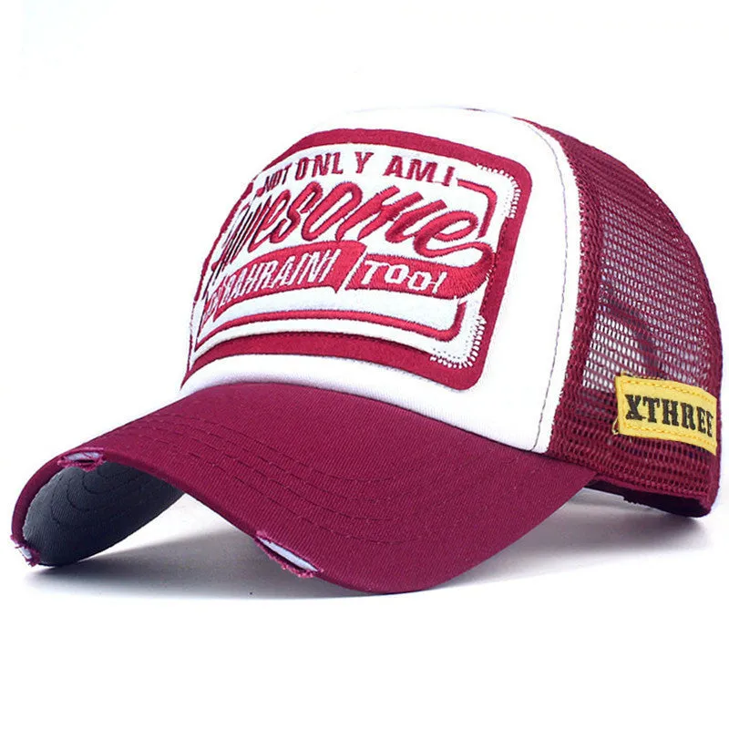 Alphabet Embroidered baseball Cap