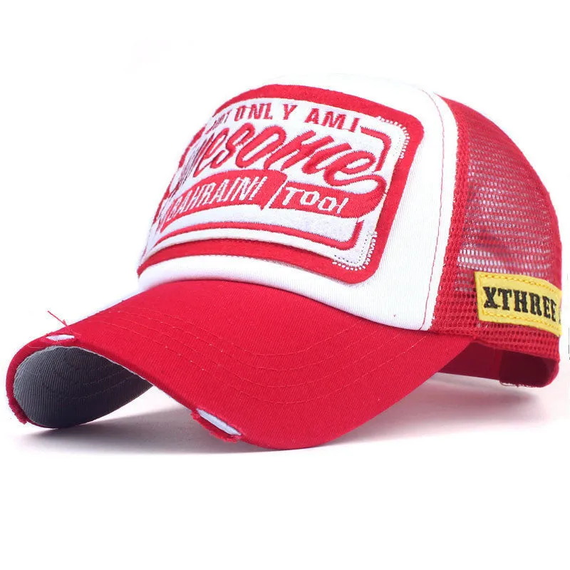 Alphabet Embroidered baseball Cap