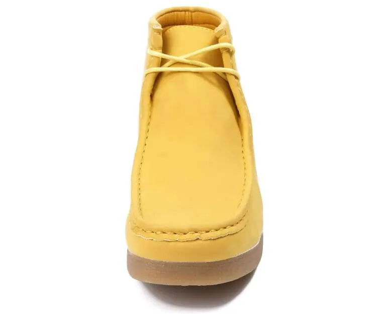 Amali Jason 2 Men's Mustard Yellow Suede Limited Edition Ankle Boots