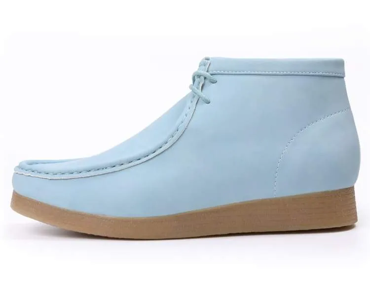 Amali Jason 2 Men's Sky Blue Suede Limited Edition Ankle Boots