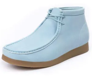 Amali Jason 2 Men's Sky Blue Suede Limited Edition Ankle Boots