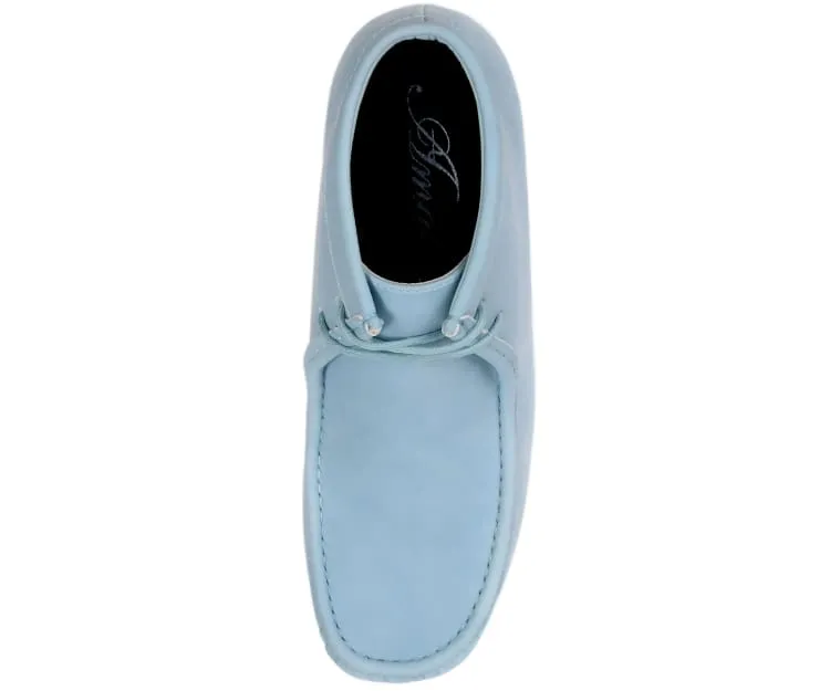 Amali Jason 2 Men's Sky Blue Suede Limited Edition Ankle Boots