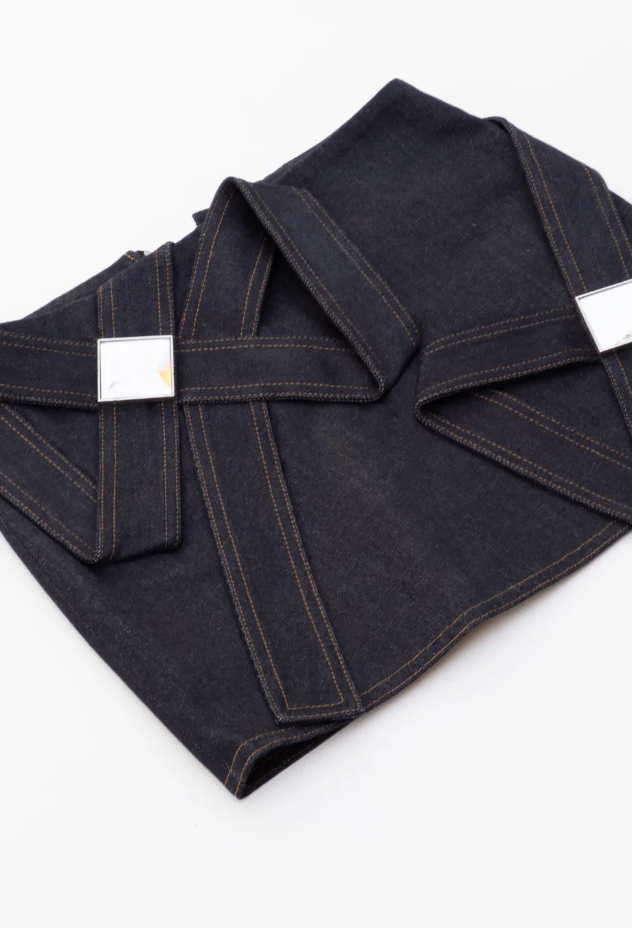 Area NYC Mini Denim Skirt