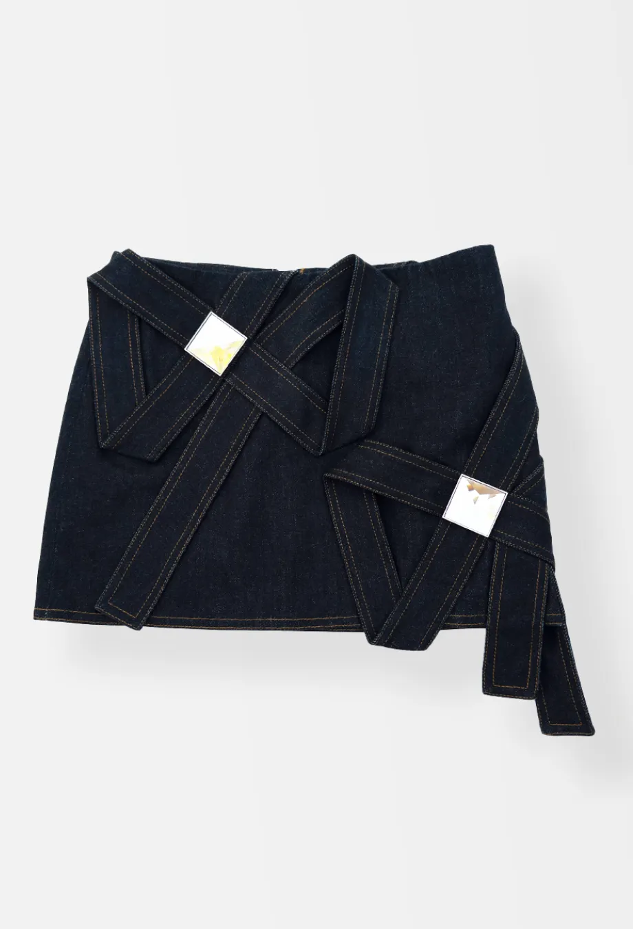 Area NYC Mini Denim Skirt