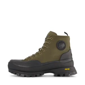 Armin Waxed Twill Sneaker Boot Canopy Olv