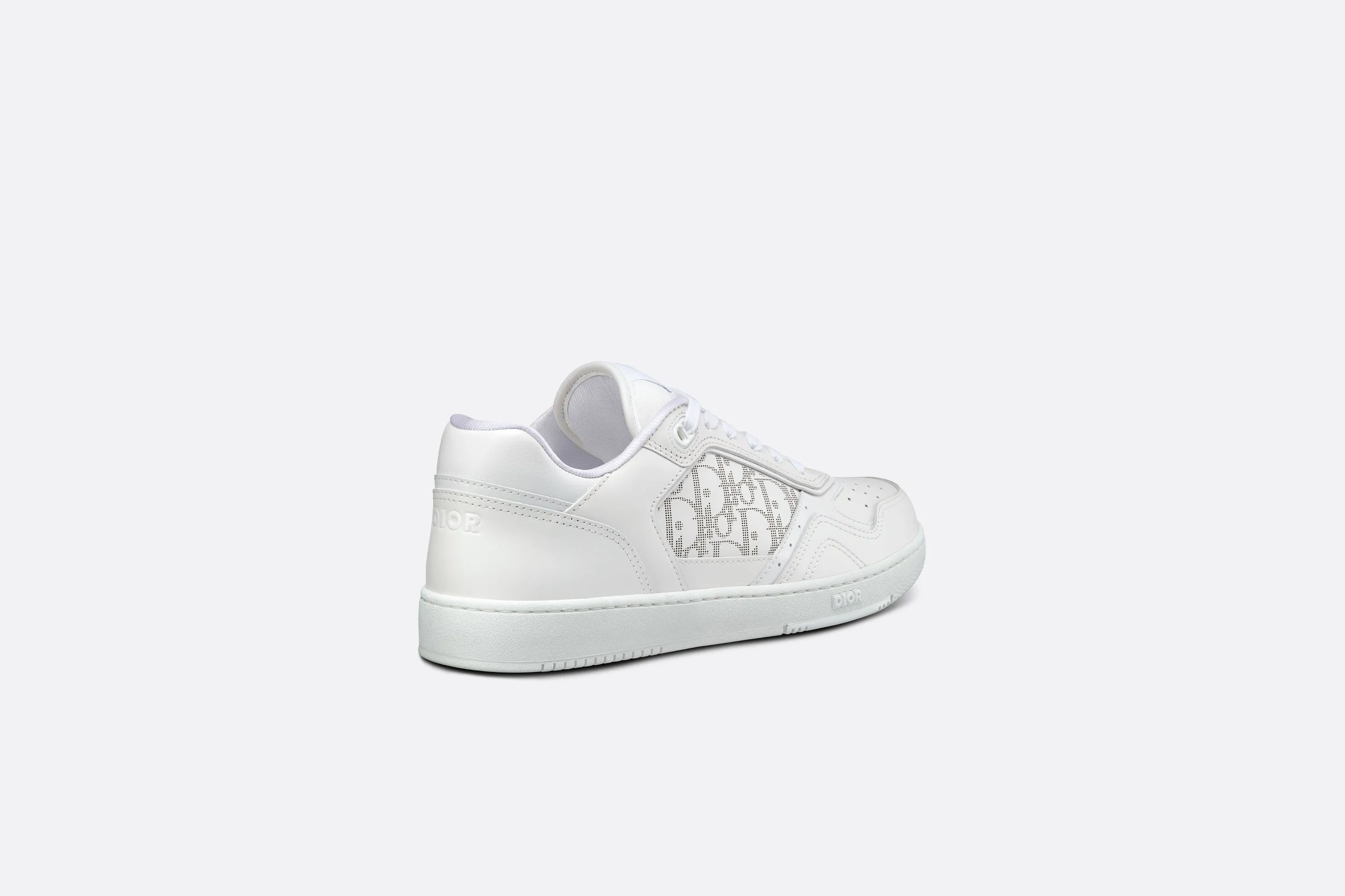 B27 Low-Top Sneaker • White Smooth Calfskin and Dior Oblique Galaxy Leather