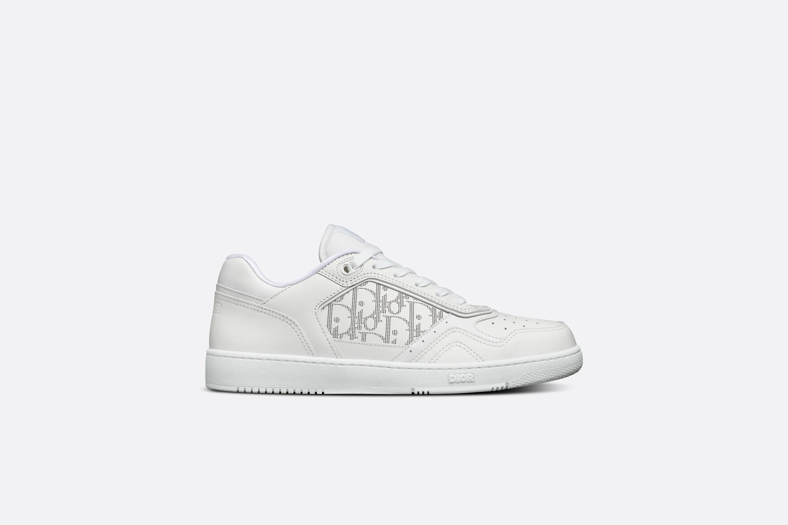 B27 Low-Top Sneaker • White Smooth Calfskin and Dior Oblique Galaxy Leather