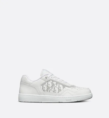 B27 Low-Top Sneaker • White Smooth Calfskin and Dior Oblique Galaxy Leather