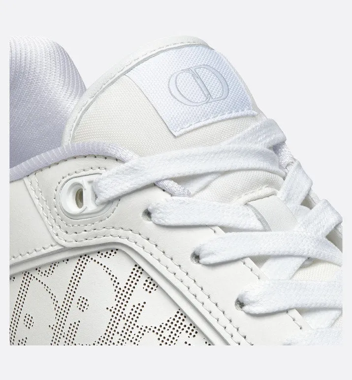 B27 Low-Top Sneaker • White Smooth Calfskin and Dior Oblique Galaxy Leather
