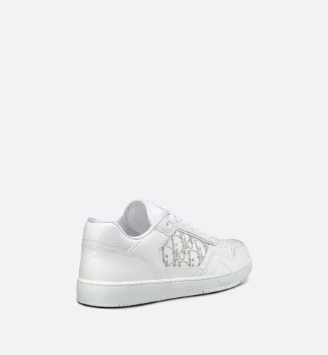 B27 Low-Top Sneaker • White Smooth Calfskin and Dior Oblique Galaxy Leather
