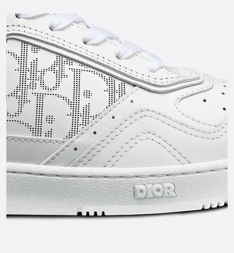 B27 Low-Top Sneaker • White Smooth Calfskin and Dior Oblique Galaxy Leather