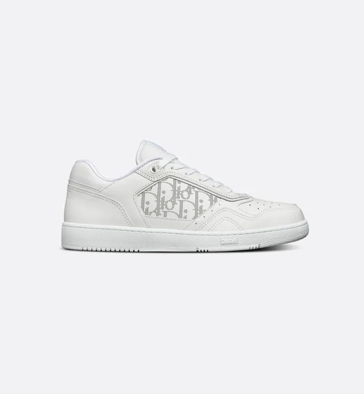 B27 Low-Top Sneaker • White Smooth Calfskin and Dior Oblique Galaxy Leather