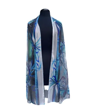 Bamboosa Long And Wide Sheer Shawl Stole Wrap Cover