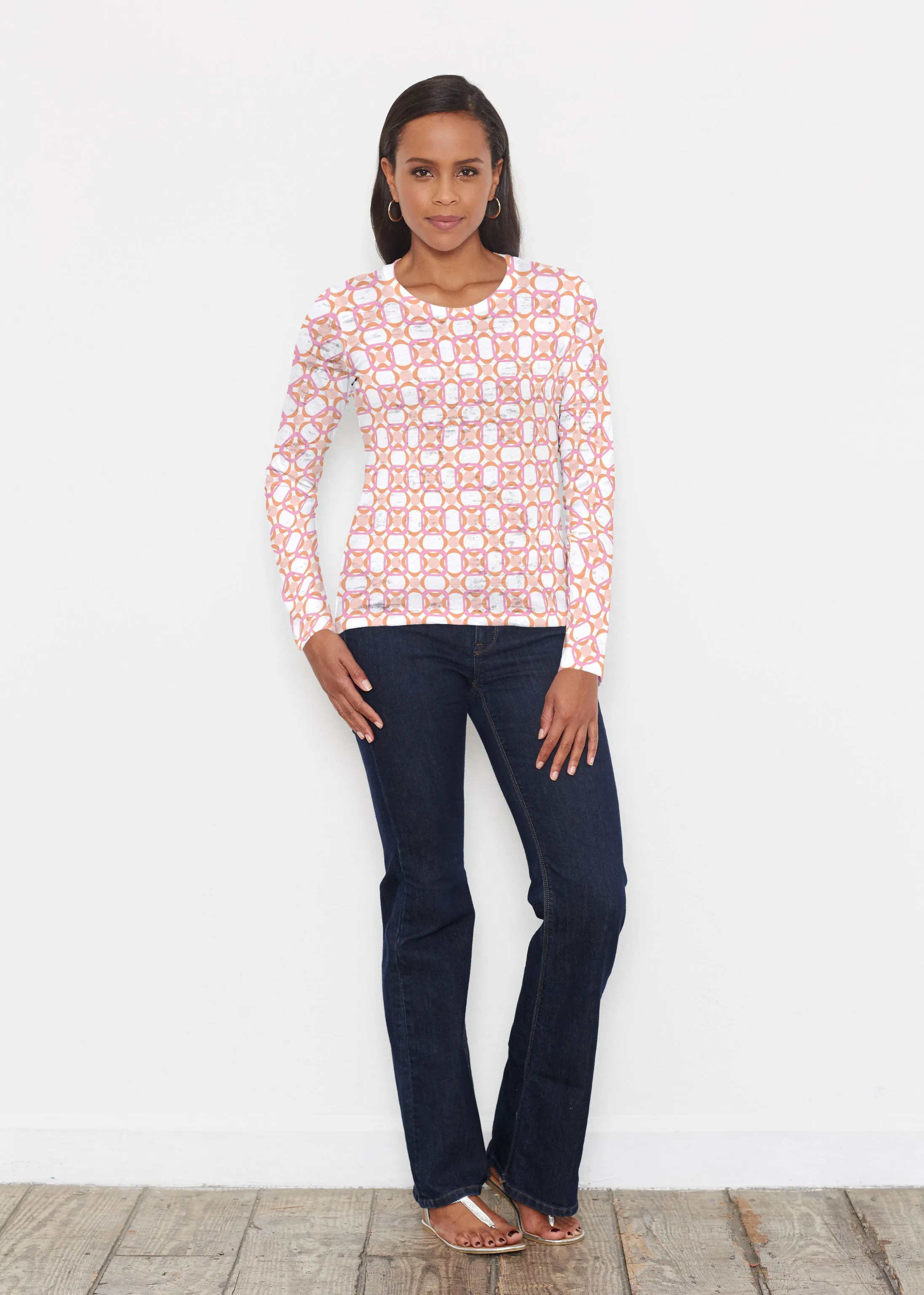 Bangles & Dots (8022) ~ Signature Long Sleeve Crew Shirt