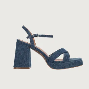 Bibi Lou Briony Azul Denim Sandals