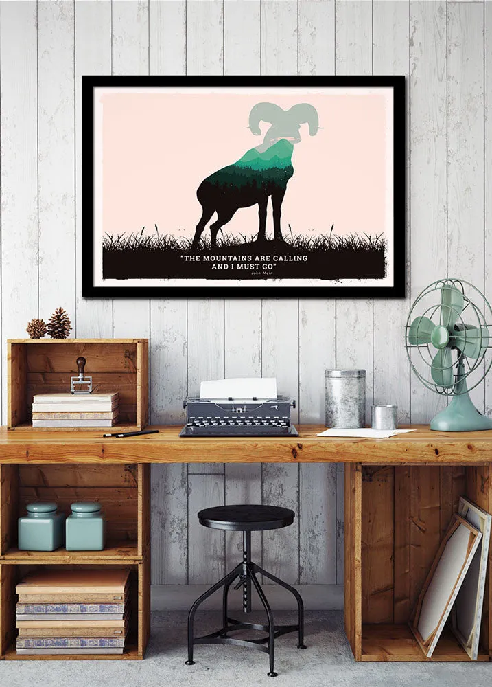 Bighorn Sheep Poster