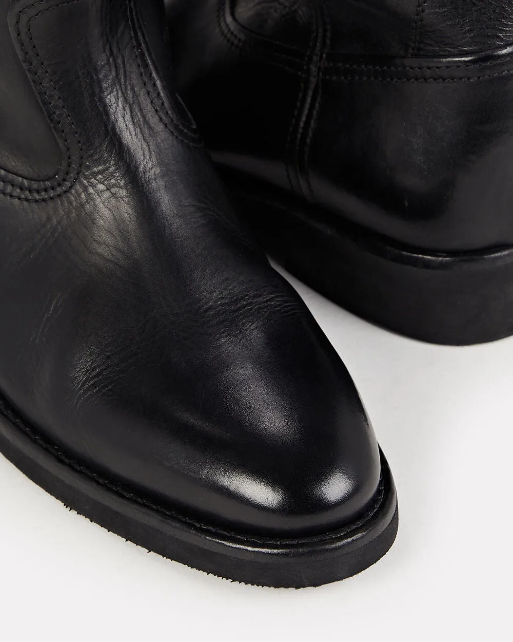 Biker Leather Boots
