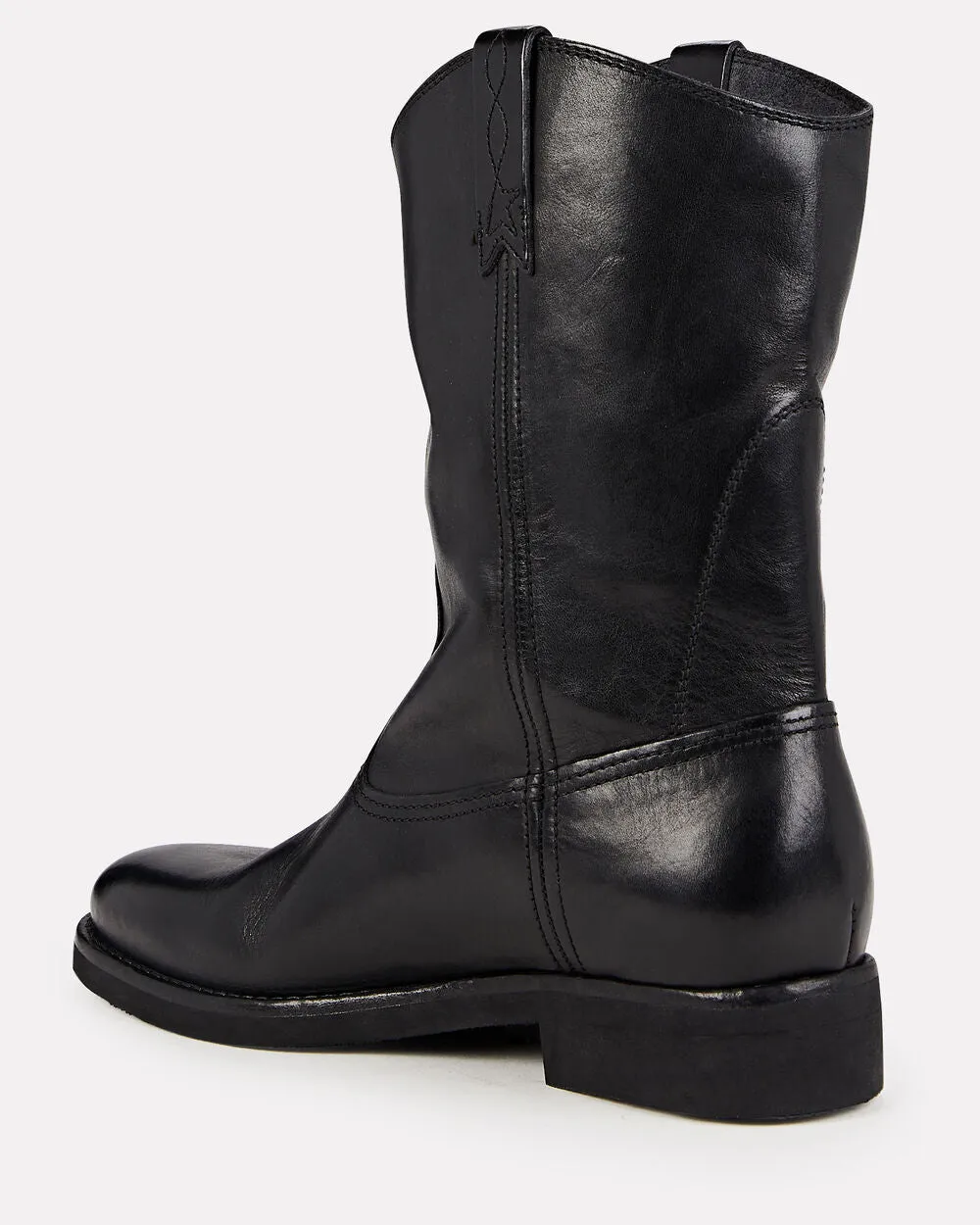 Biker Leather Boots