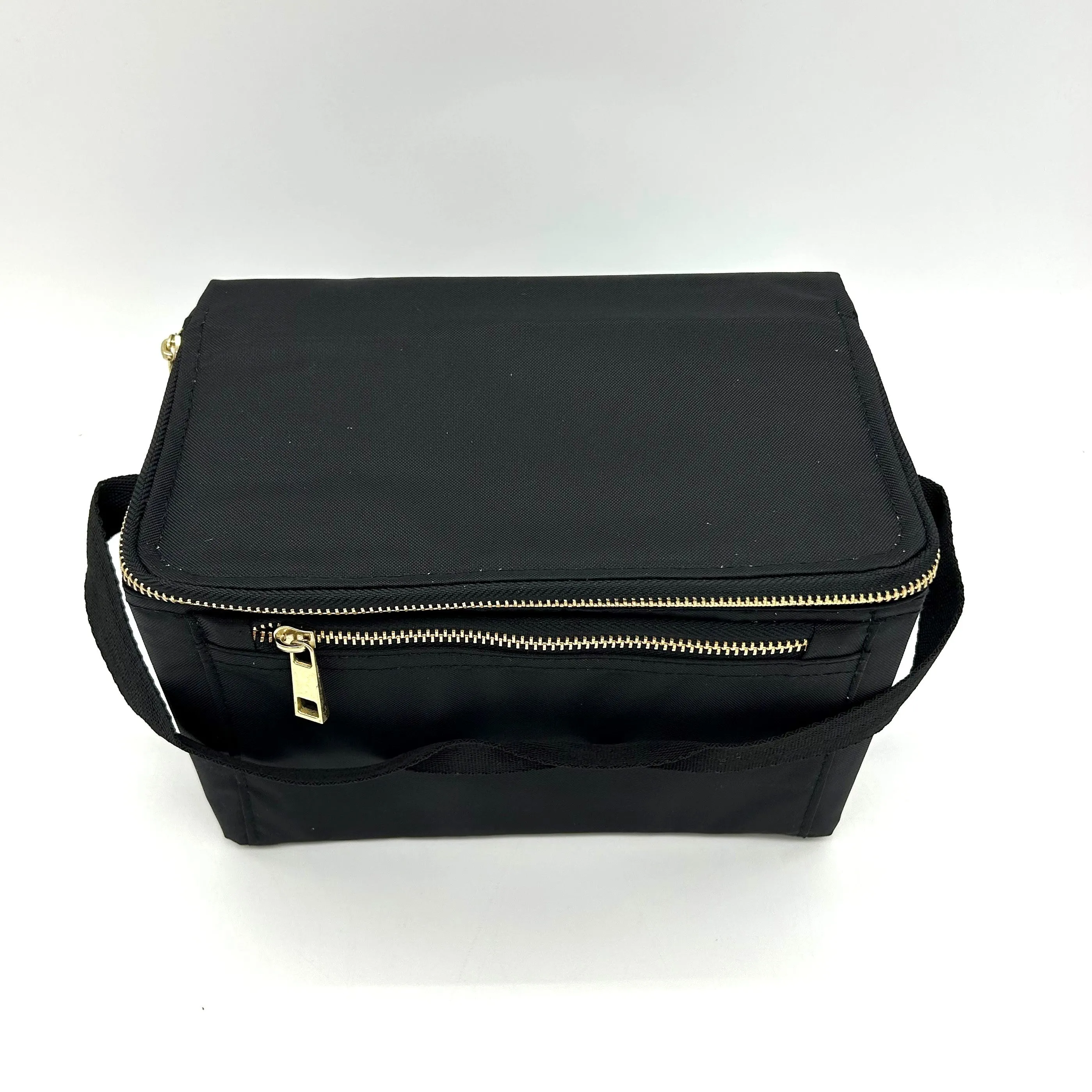 Black Brass Rectangle Lunch Box