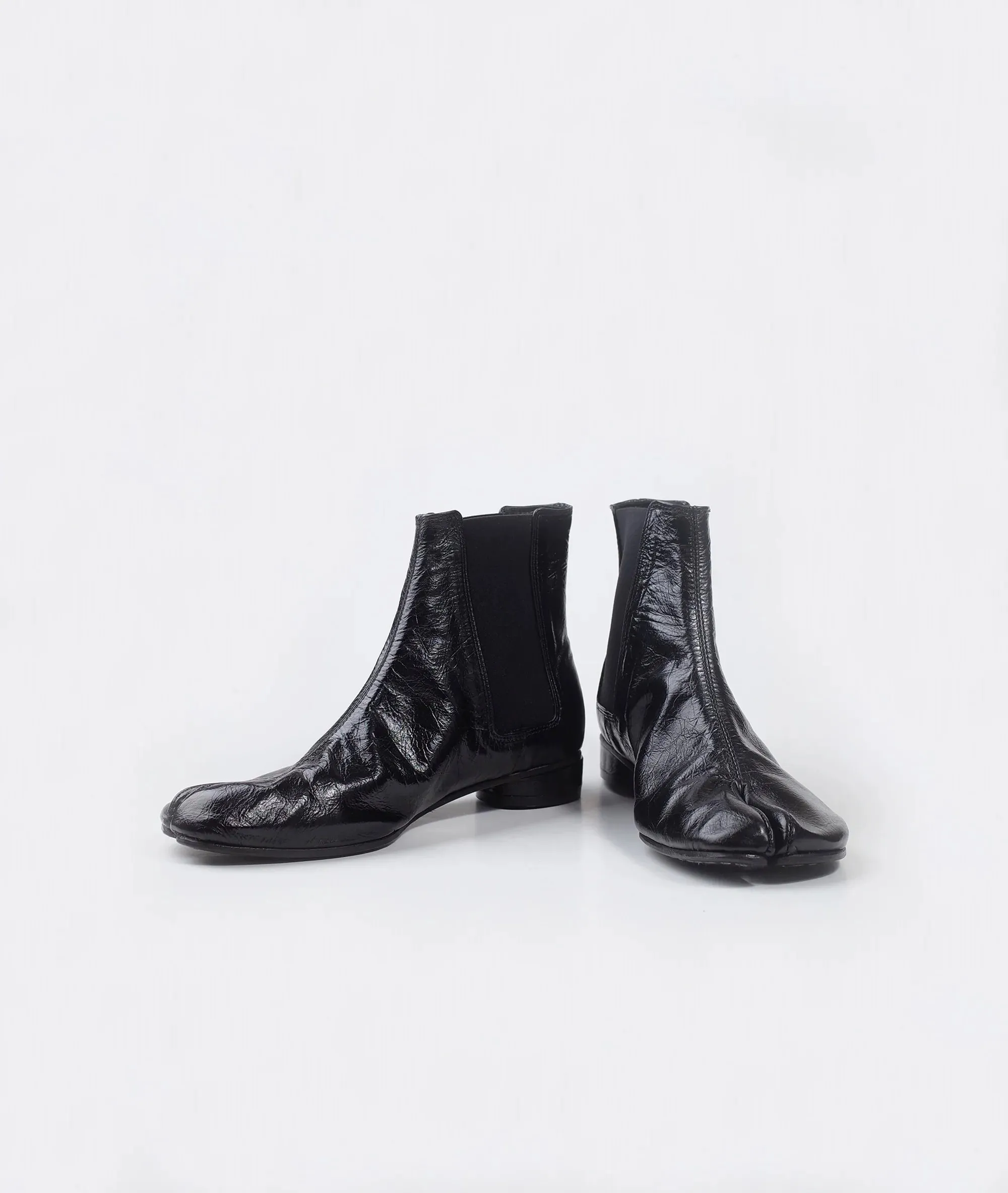 Black Tabi Chelsea Boots