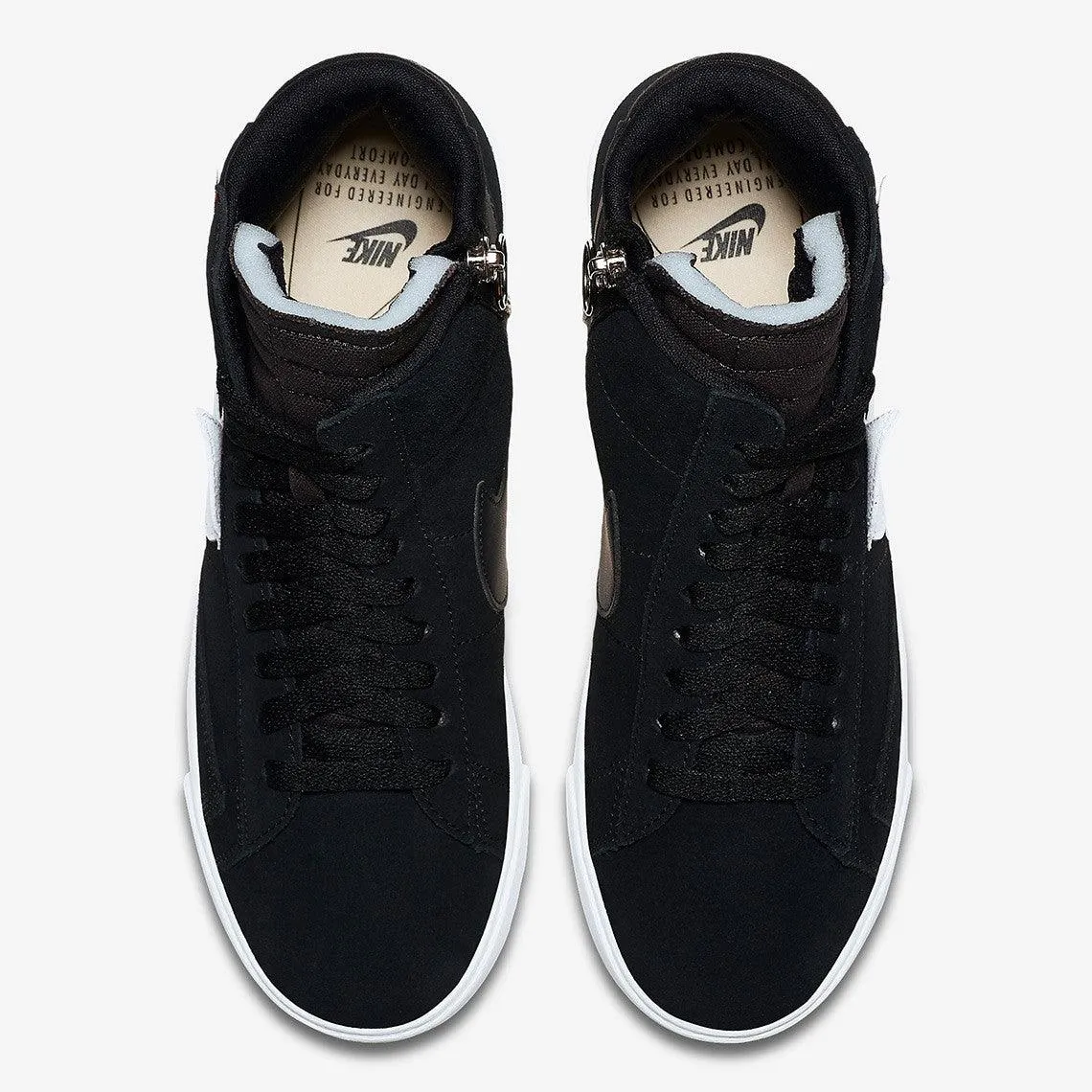 Blazer Mid Rebel Men's Hightop Black Sneakers