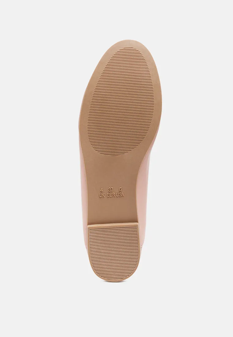 Blush Casual Bling Line Loafers
