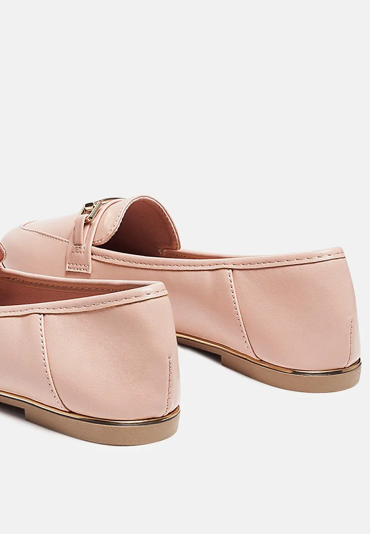 Blush Casual Bling Line Loafers