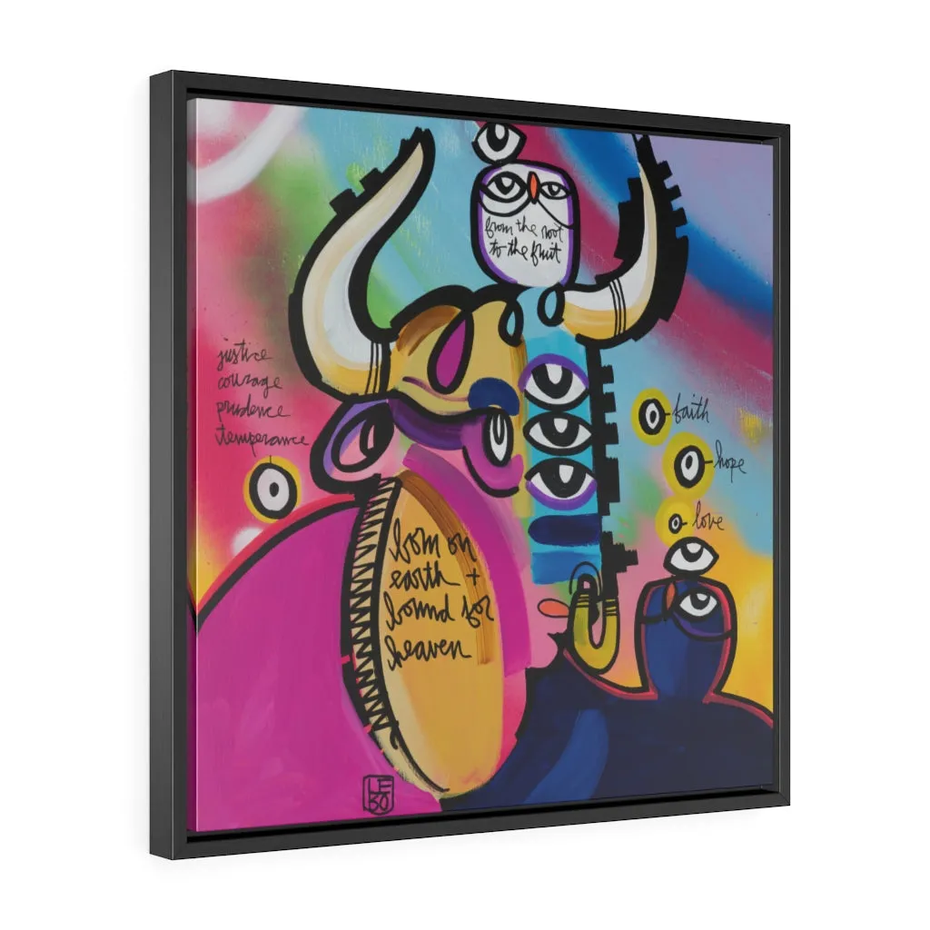 Bound for Heaven - Lebo Framed Premium Gallery Wrap Canvas
