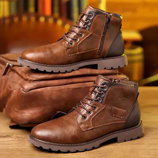Brody  | Lace-up Boots in Durable Leather