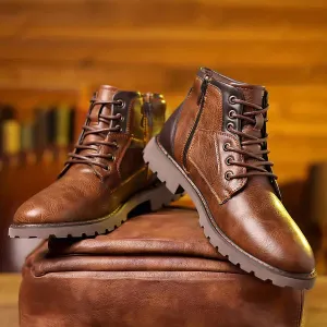 Brody  | Lace-up Boots in Durable Leather