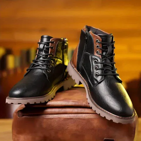 Brody  | Lace-up Boots in Durable Leather